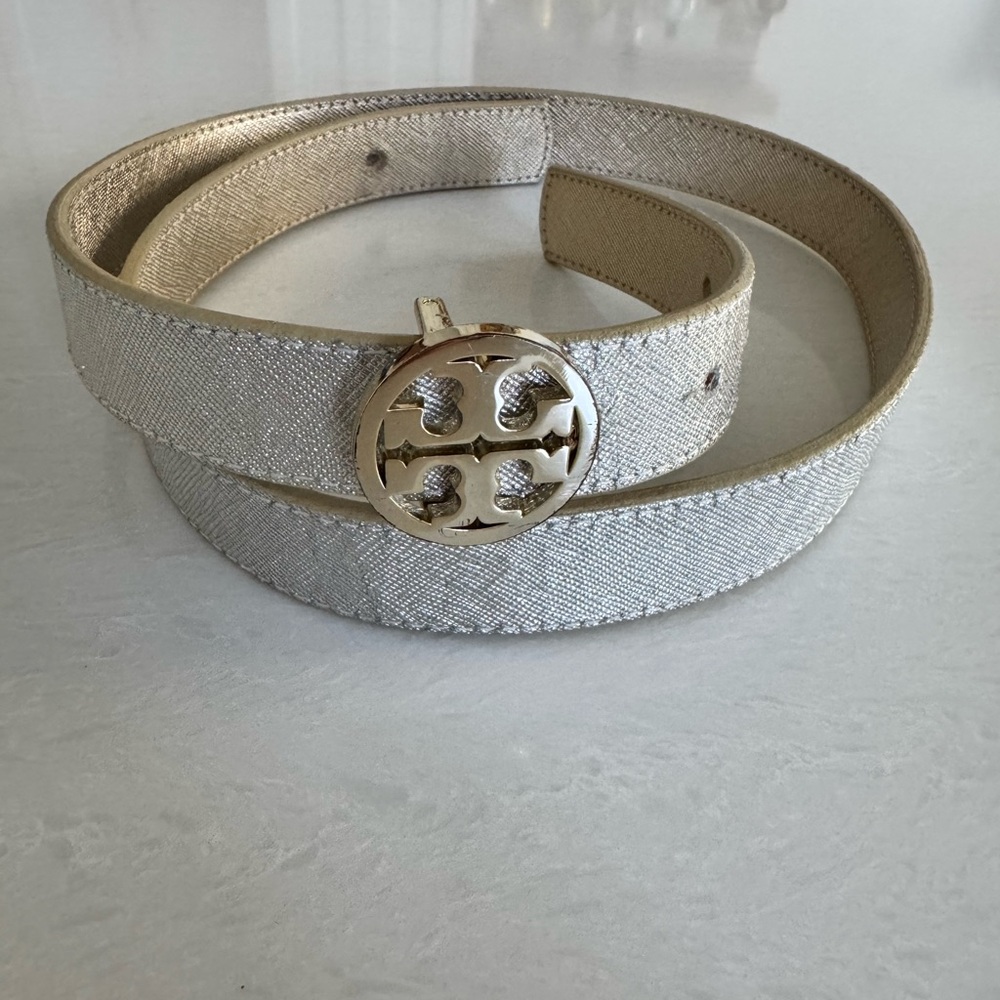Tory Burch Silver Belt